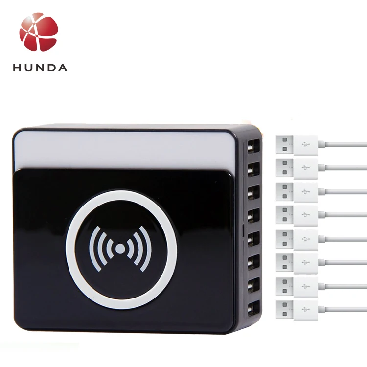 Универсальное беспроводное зарядное устройство HUNDA 2020 Qi для быстрой зарядки мобильного телефона