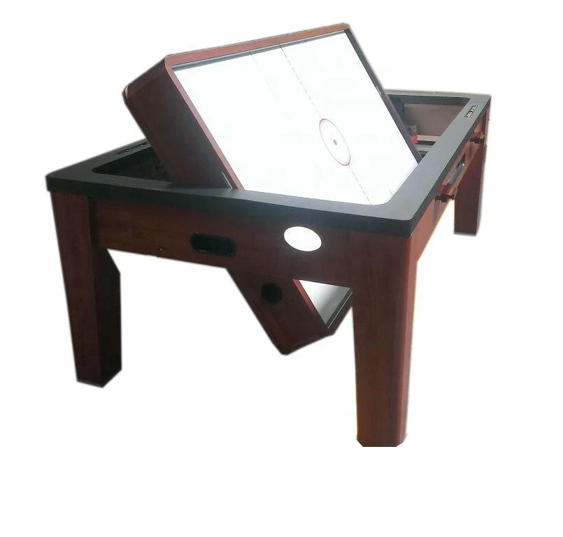Hot Sale Rotating 3 in 1 Multi Game Table Dining Top air Hockey Pool Table with Full Accessories