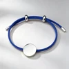 Cordoncino blu+ciondolo in argento