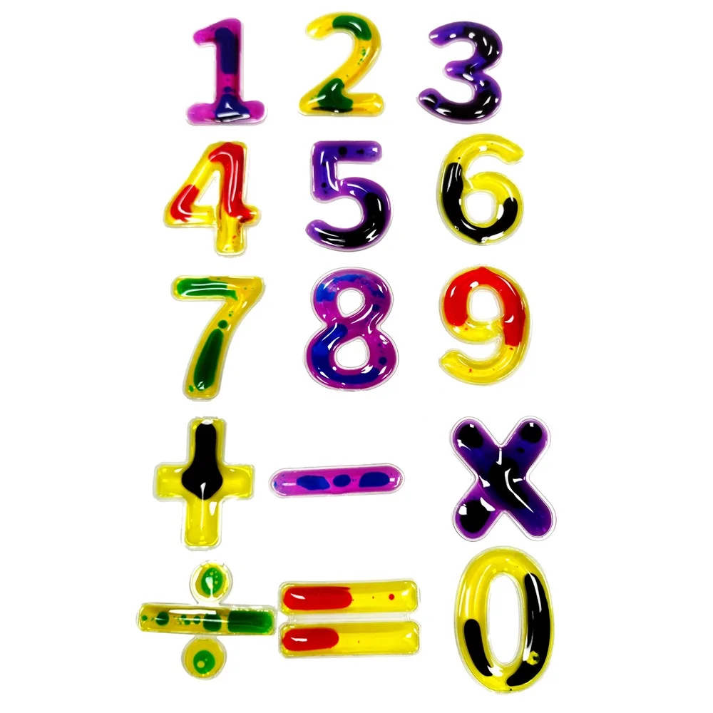 123 Set Moveable Number Learning Educational Sensory Toys Kids Math Numbers Montessori Toys for Toddlers