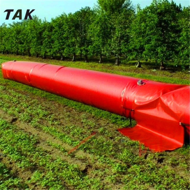 Professional Waterproof Pvc Material Water Flooding Inflatable Flood Control Garage Flood Barriers for Defence Protection