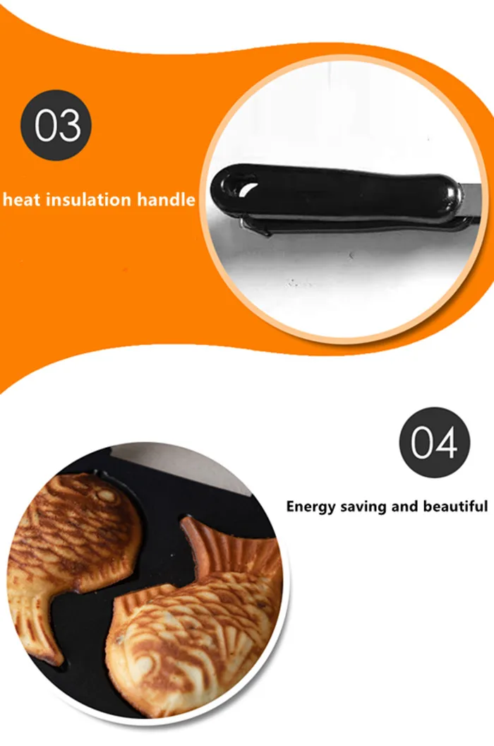 
Китайская фабрика, сковорода, чугунная жаропрочная посуда, вафельная чугунная сковорода типа рыбы 