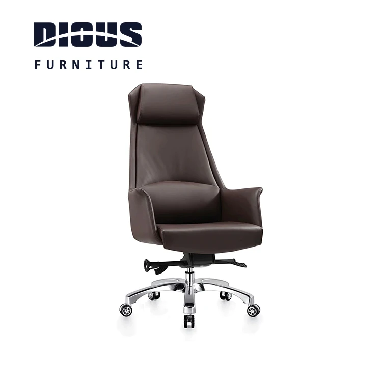 Dious office chair real leather office chair high back modern chair office