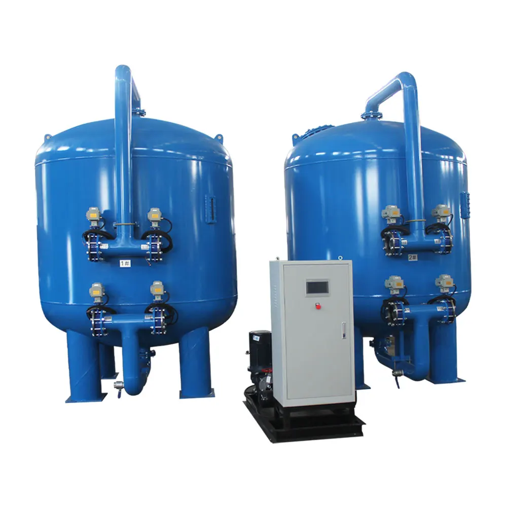 Automatic Backwashing Sand Bed Filter Activated Carbon Filter