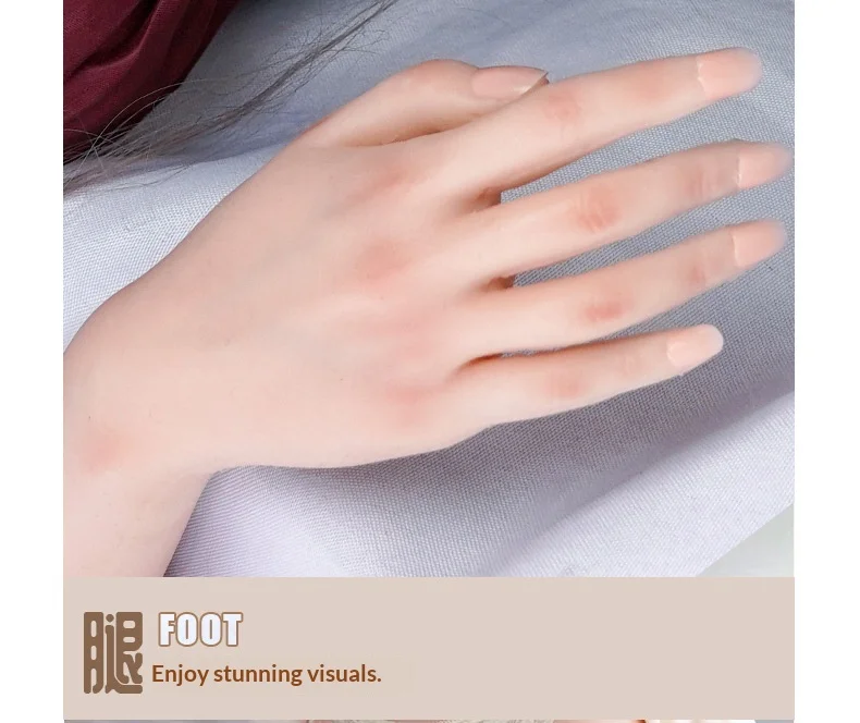 Full-body Real Solid Silicone Male Masturbator Doll Leah Model 100-168cm with Head Manual Control - Image 9