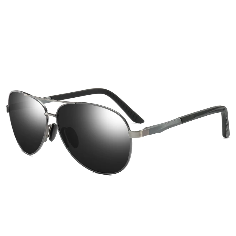 Novelty Style oval Metal Frame Double Bridge  Sunglasses for men with custom logo