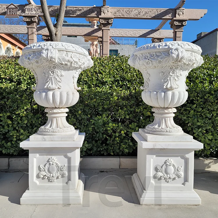爆買い 天然大理石フラワープランターポット手作りガーデンデコレーション Buy Modern Marbling Flower  Pots,Marble Vases For Home Decor,Marble Flower Pots Product