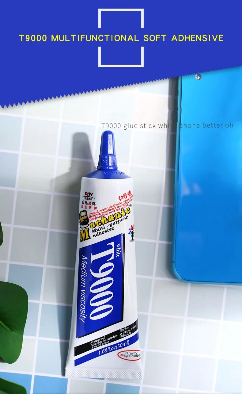 MECHANIC T9000 Epoxy Resin Liquid Adhesive Glue for Phone Frame White Glue Environmental Protection Universal Glue Repair