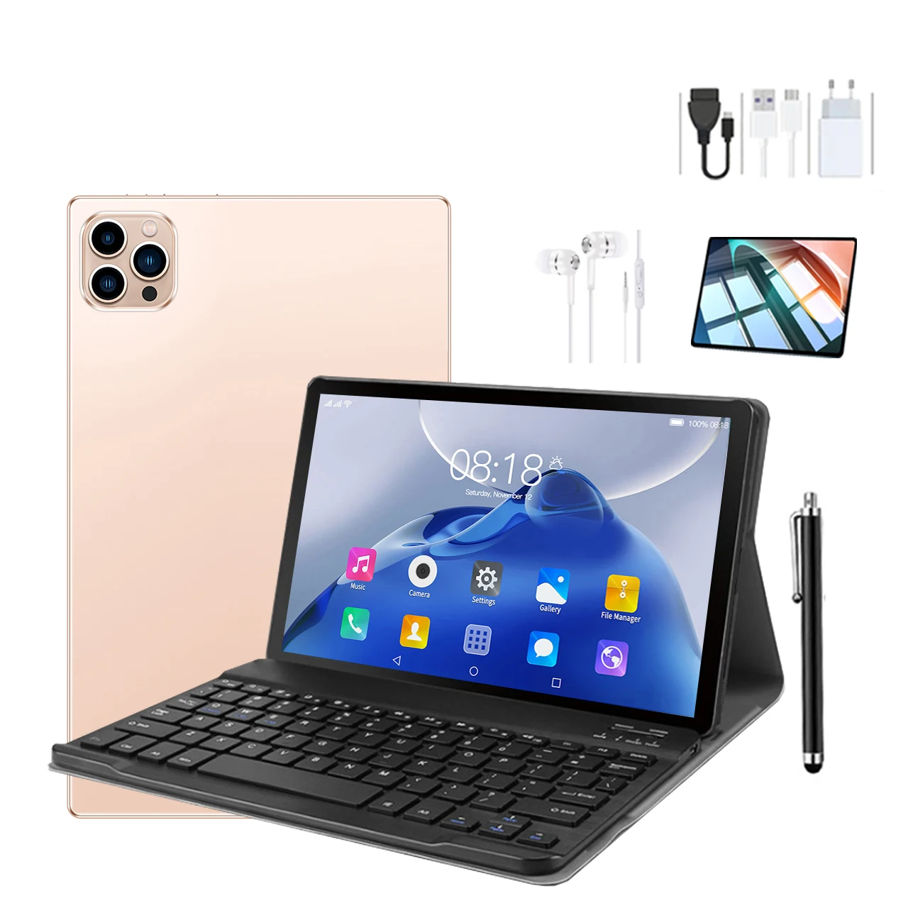 Android 13タブレット10.5インチ 6000mah、4G LTE 慶洋 