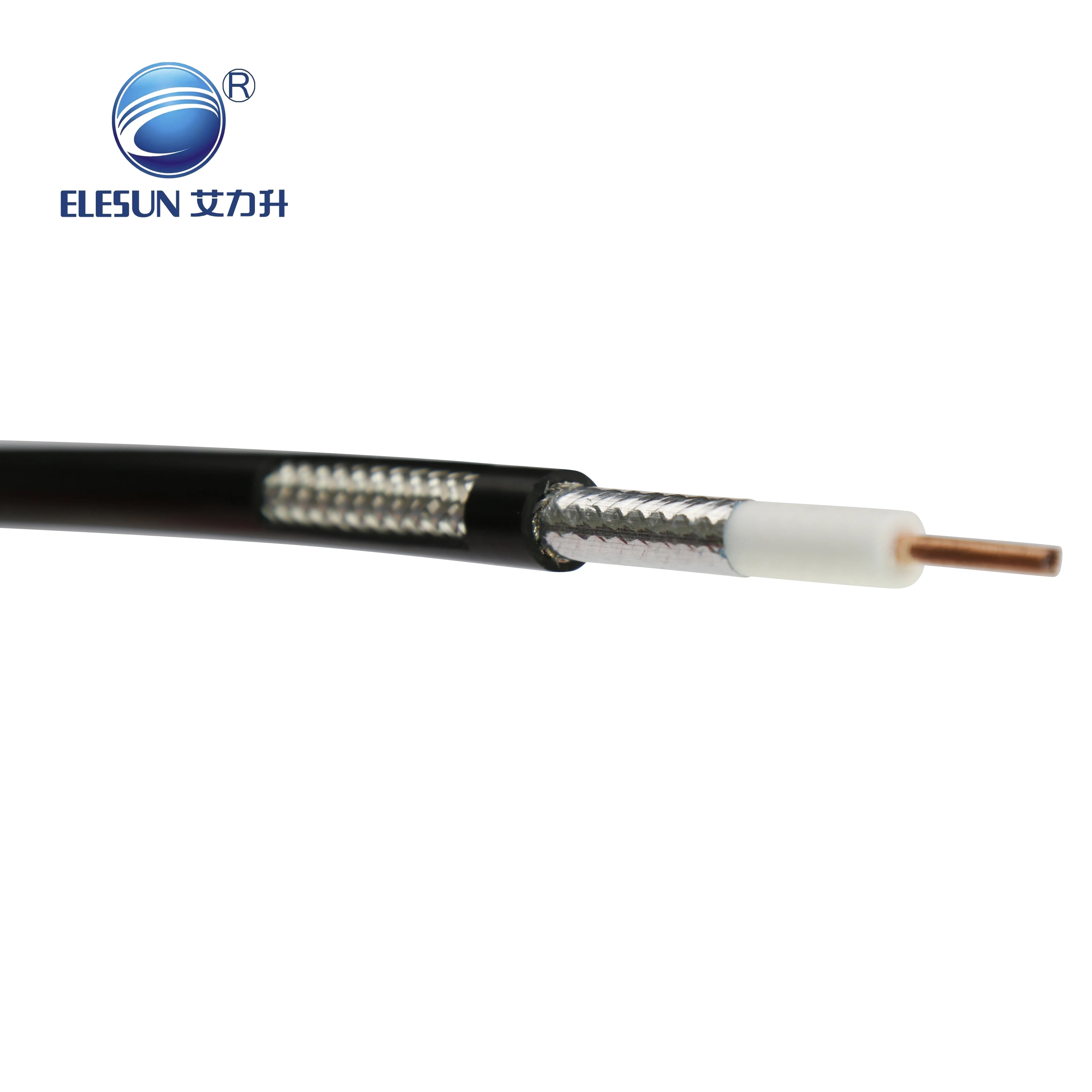 Cable coaxial ALSR240 con conector macho TNC coaxial RF de ángulo recto para antena