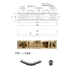 900*184*140MM, gold color.