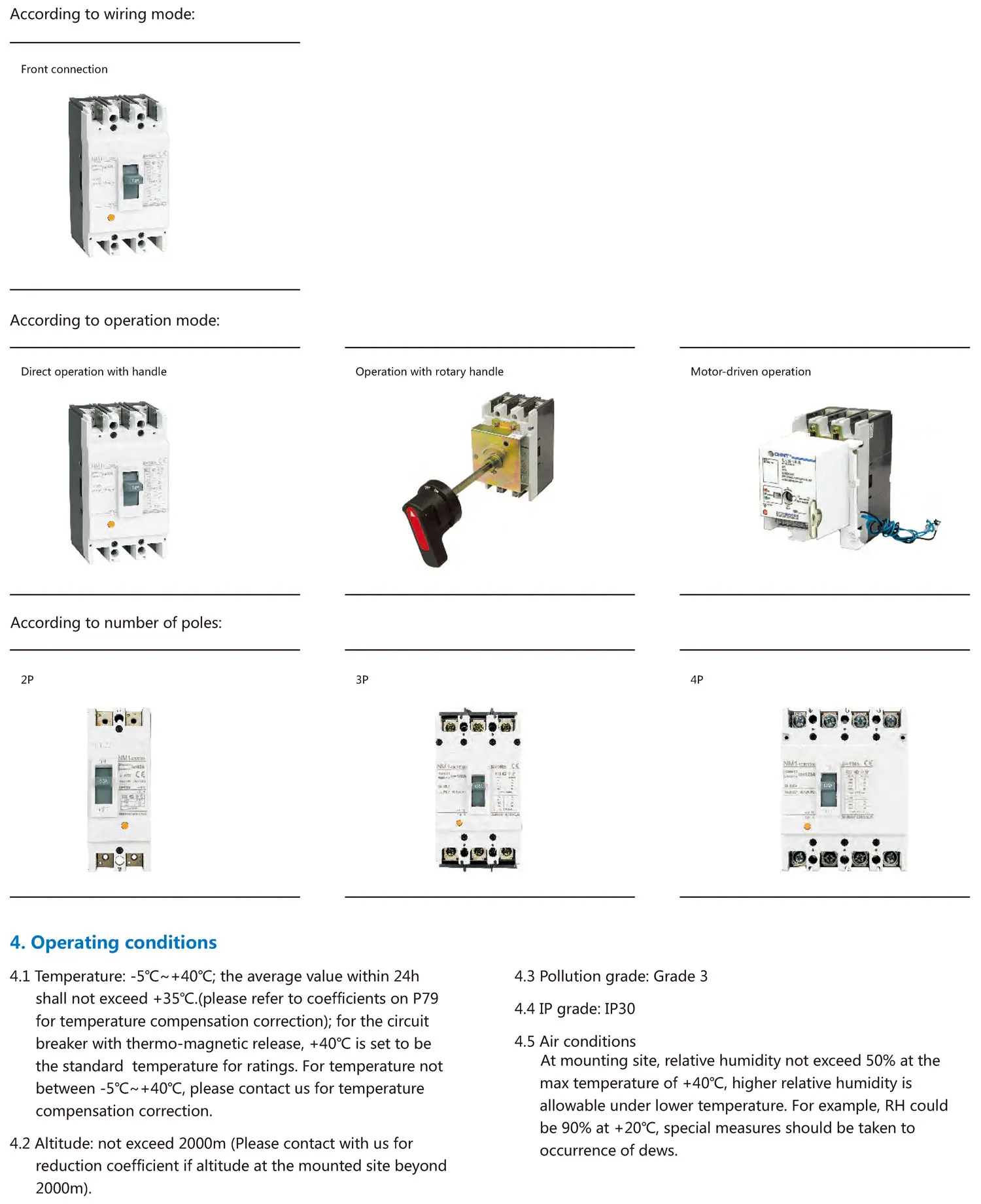 Chint original NM1 Molded Case Circuit Breaker 2P 3P 4P NM1-63S NM1-125S NM1-250S NM1-400S NM1-630S NM1-800S NM1-1250S CHNT MCCB