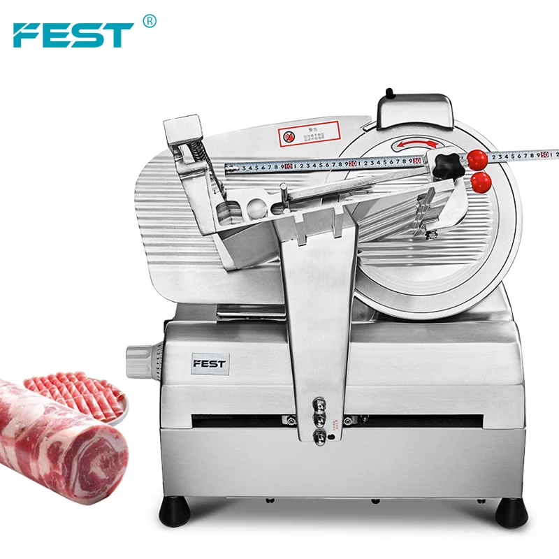 FEST Factory Full-automatic Meat Slicer Flaker Machine Commercial Kitchen  Machine Frozen Meat Slicing Machine Mutton Beef Cutting Slice