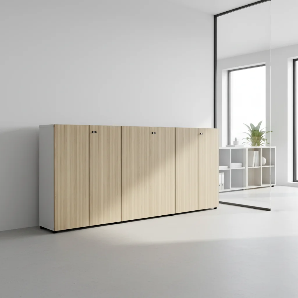 Double Door Storage Cabinet Steel Frame Design Professional Home Office Filing System Modern Furniture 4