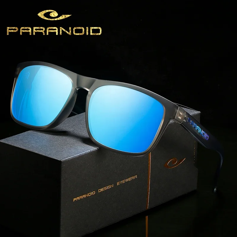 PARANOID Square Polarized Sports Sunglasses