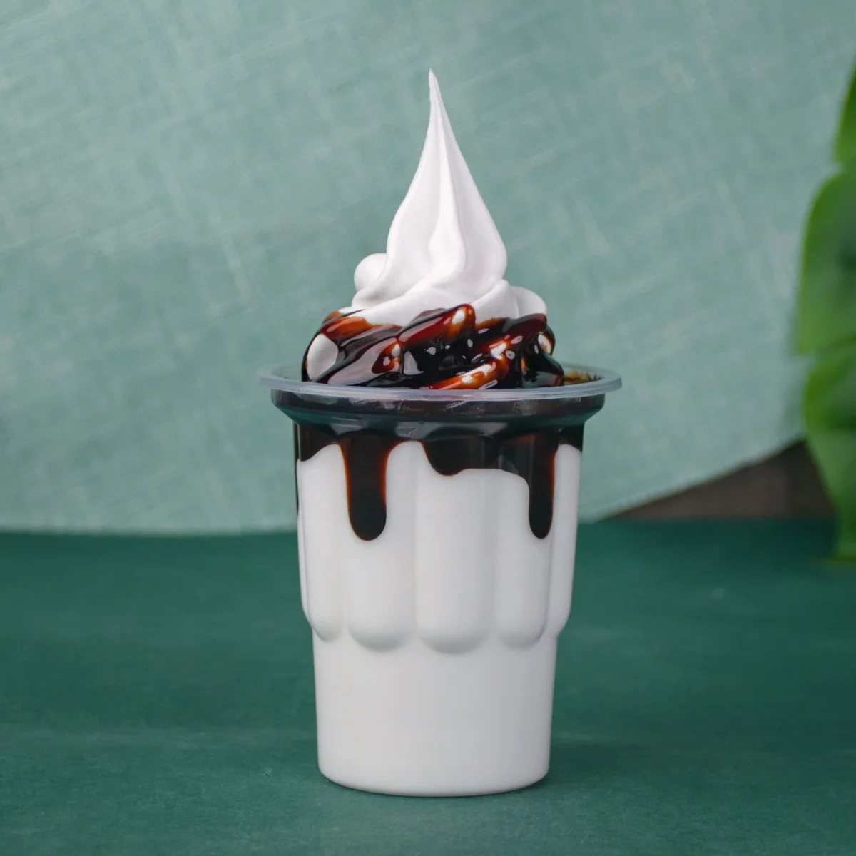 250m Soft Resin Artificial Fake Ice Cream Simulation Realistic Sundae Food Dessert Decoration Display Props Model Faux Sugar DIY