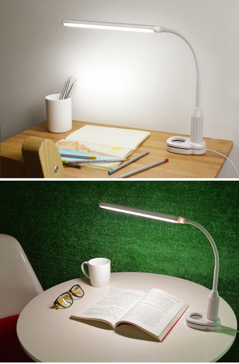 wholesale Europe Simple Design Style Desk Light Cordless Battery Foldable study led table lamp