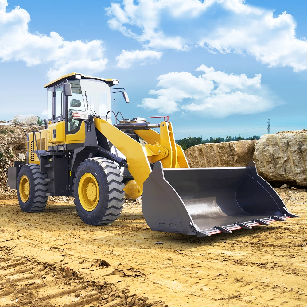 Fast Delivery 1-3 Ton 4-Wheel Front Loader with Bucket for Sale