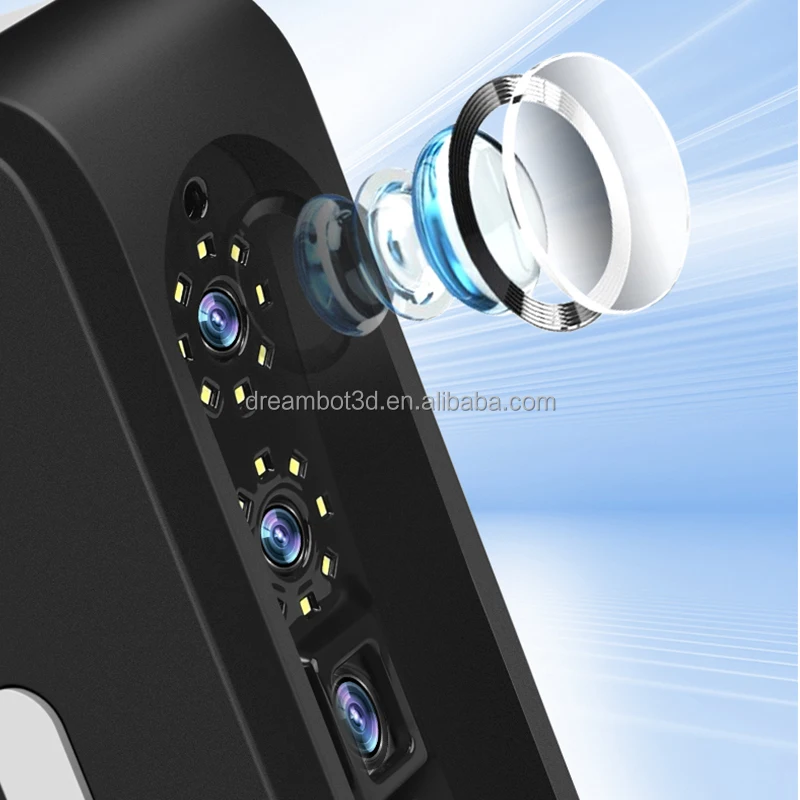 Dreambot3D Portable High Precision Fine Scan Structured Auto Splicing White Light 3D Scanner for Wide Range Reverse Modeling