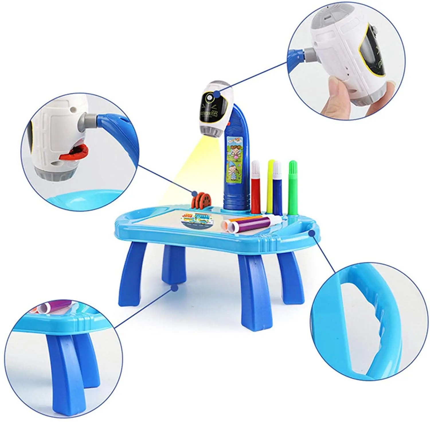 LED Projector Painting & Drawing Table for Kids