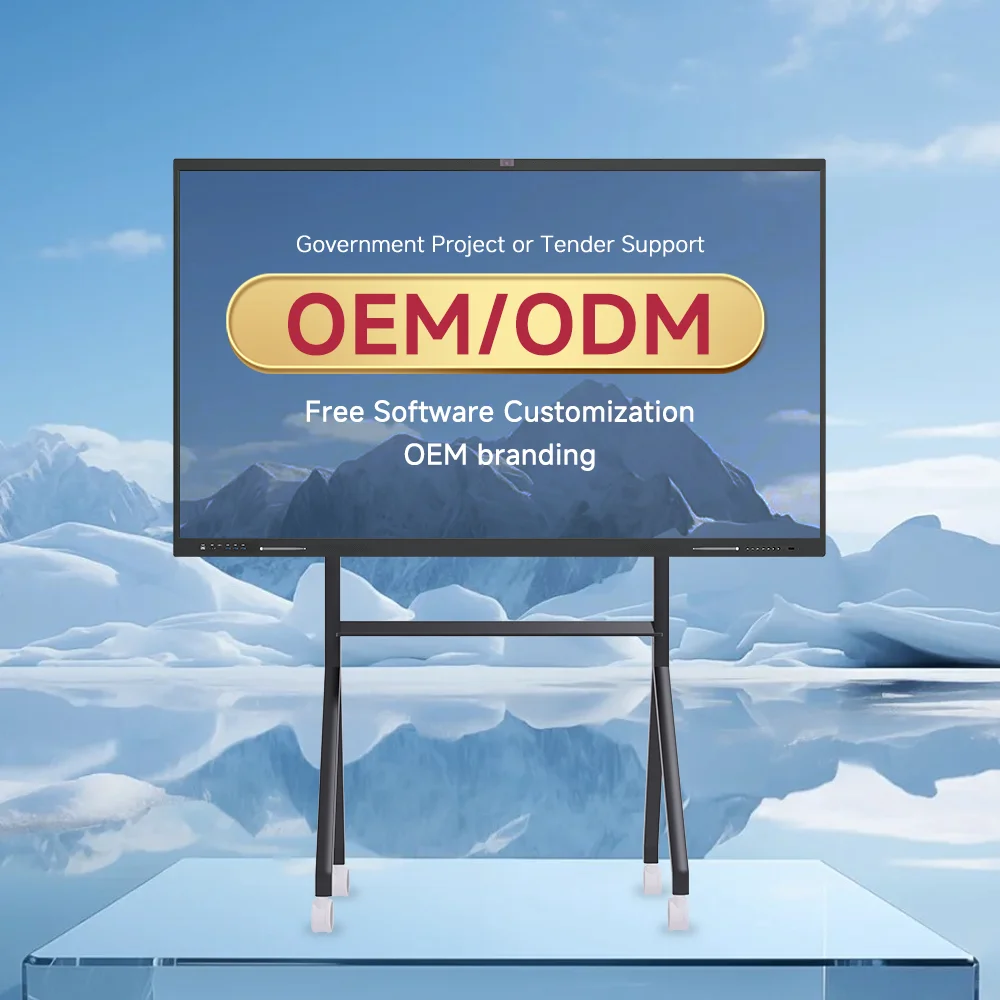 Riotouch 86 65 75 Meeting Room Flat Panel Display LED Panel Android for Teaching Whiteboard Interactive Boards