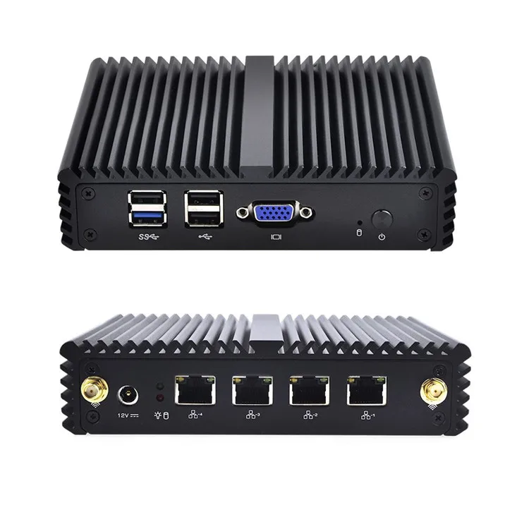 中古】4 LAN仕様 miniPC J1900 （自前ルーター可）