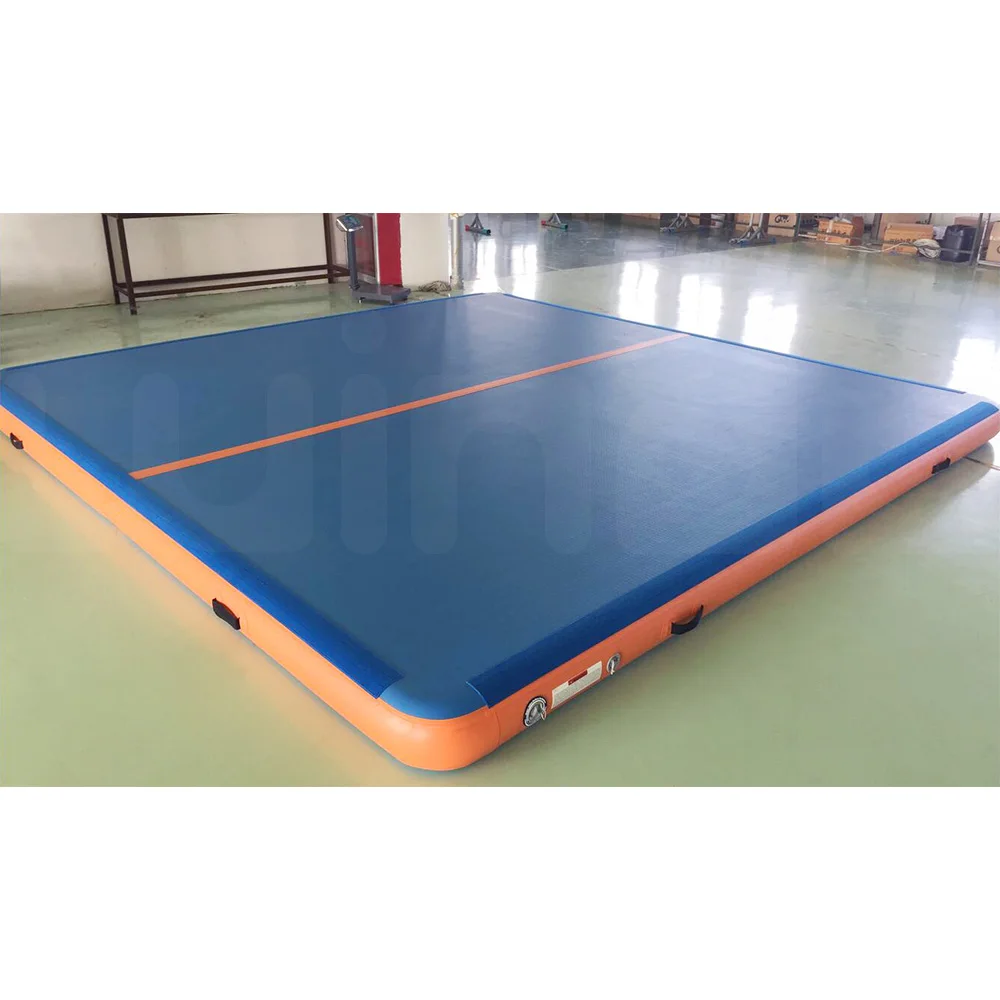 4x4x0.2m エアトリック インフレータブル体操チアリーディングジム