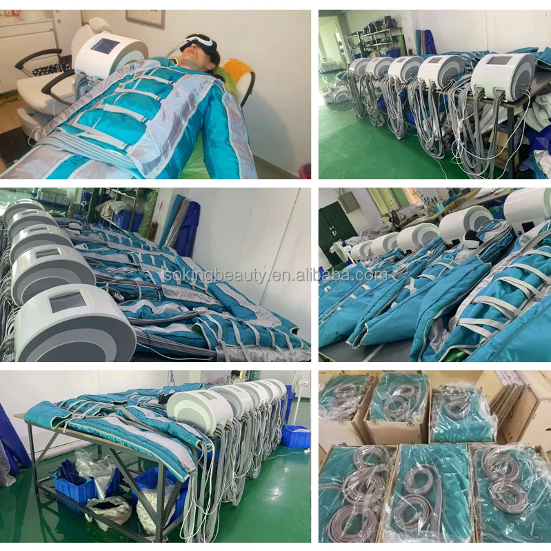 Professional Presoterapia Air Pressure Suit Compression Leg Full Body Massager Pressotherapy Lymphatic Drainage Beauty Center