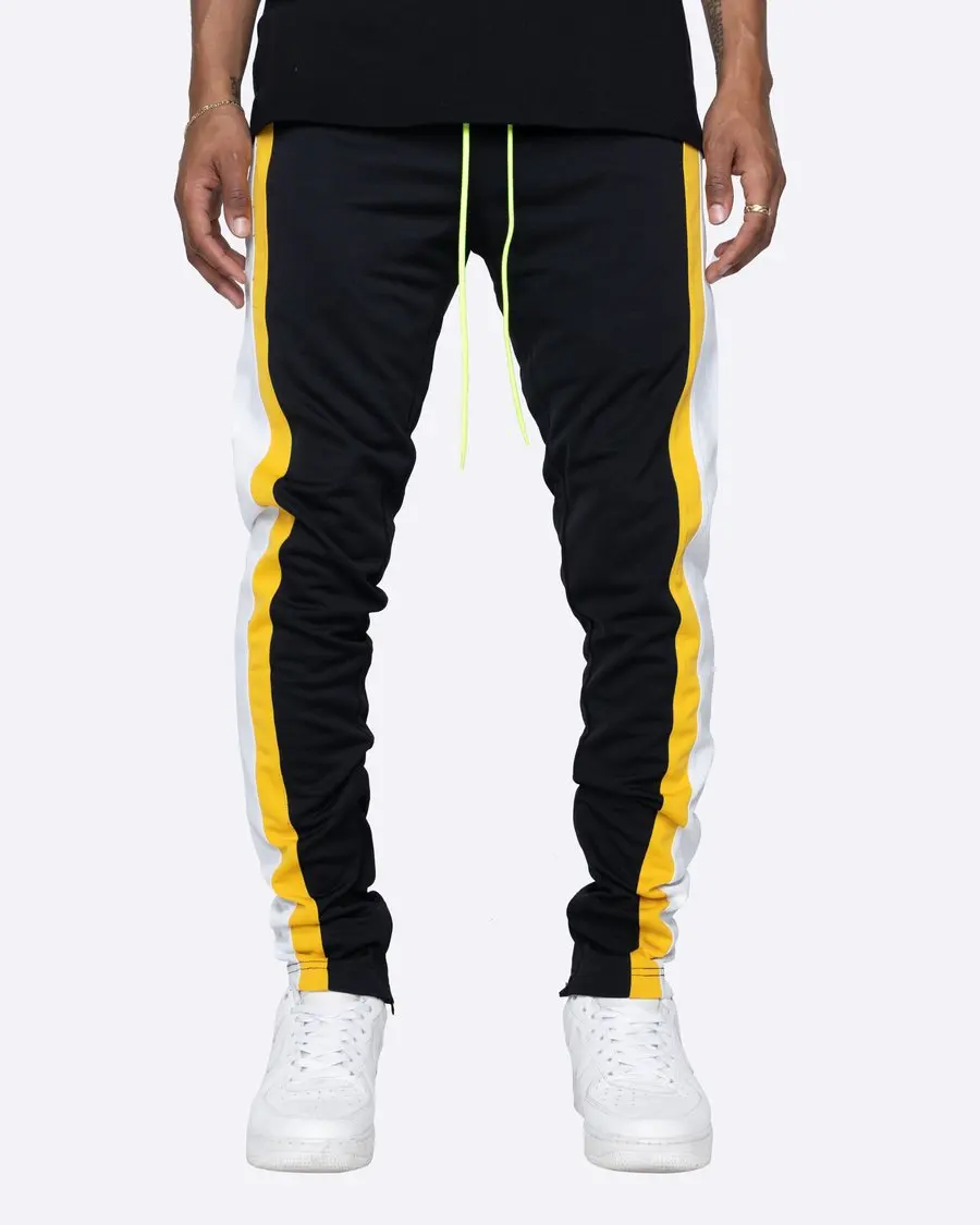 Men Track Pants Slim Fit Polyester