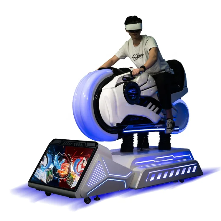 Máquinas de entretenimento 9d 360 vr realidade motor condução escola  simulador moto cockpit carro corrida arcade jogos virtuais máquina -  AliExpress