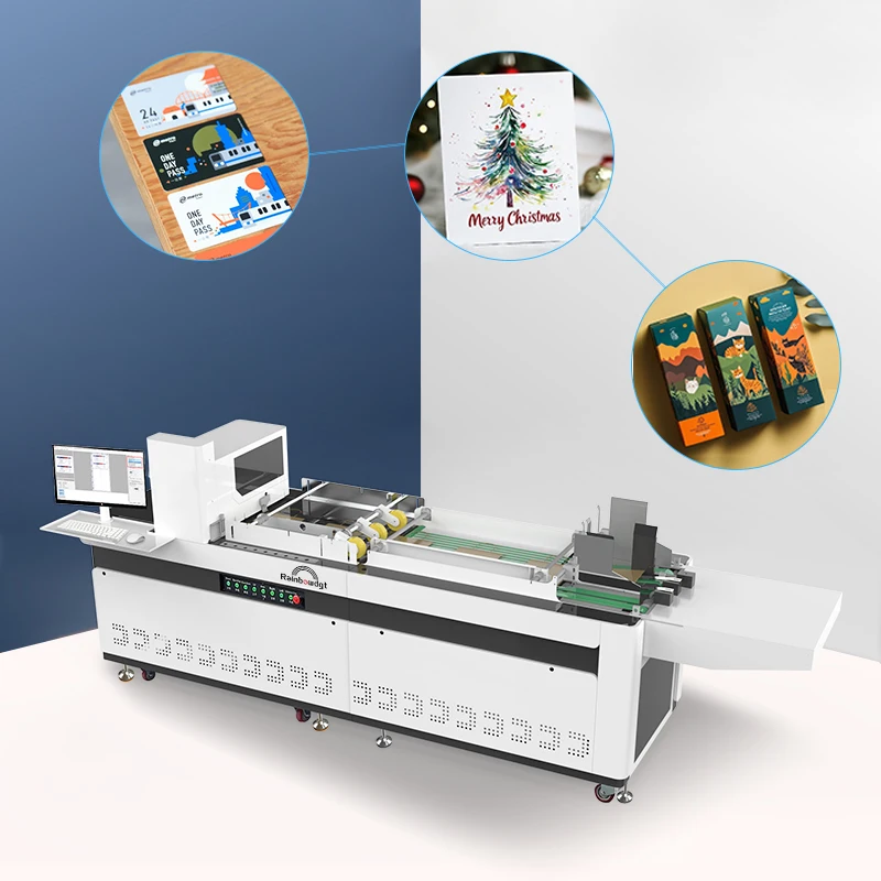 One Pass Printer for Paper Bags Carton Cup Fan Package Carton Printer
