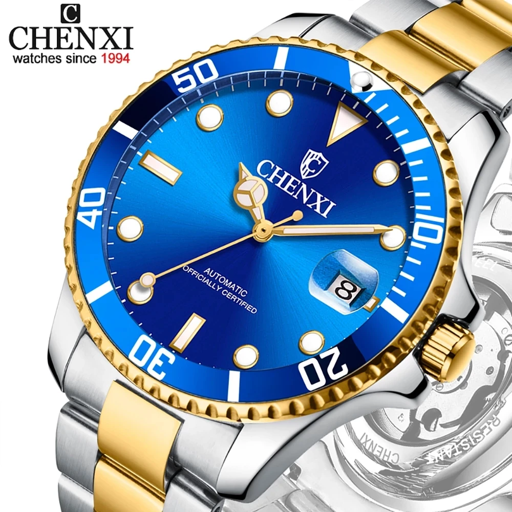 Chenxi Watch 8805a Lüks Erkek Kol Saati - Su Geçirmez, Mekanik