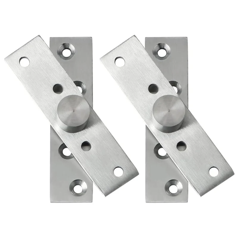 Stainless Steel 360 Degree Rotation Hidden Door Cabinet Hardware Pivot Hinge