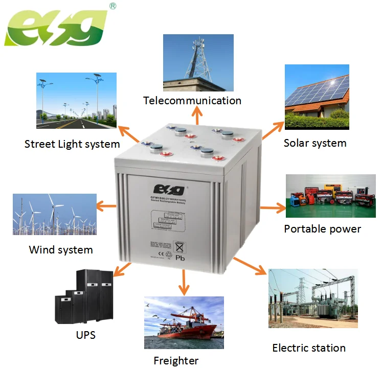 ESG Long Life For Solar Power Station 2V 2000ah Vrla Long Life Storage Lead Acid  Battery