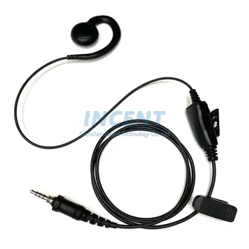 C Shape Ear Hook Earpiece Headset With Ptt And Microphone For Vx-6r 6e ...