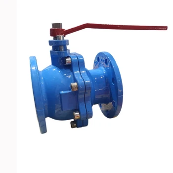 German Standard Ball Valve Pn16 Ductile Cast Iron Flange Ball Valve