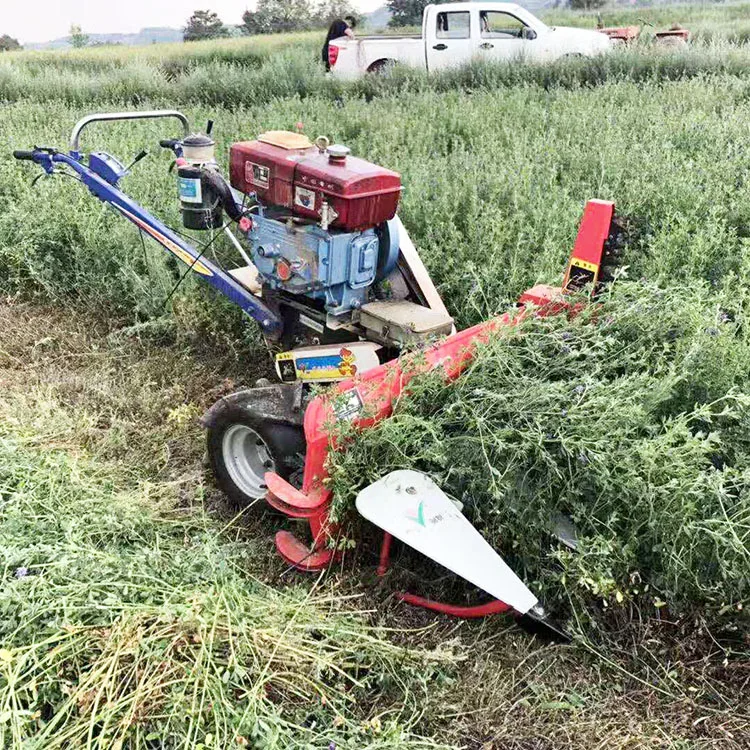 Diesel Engine Matching Soybean Cutting Machine Imperial Bamboo Grass Summer hay Harvester Corn Straw Cutting Machine