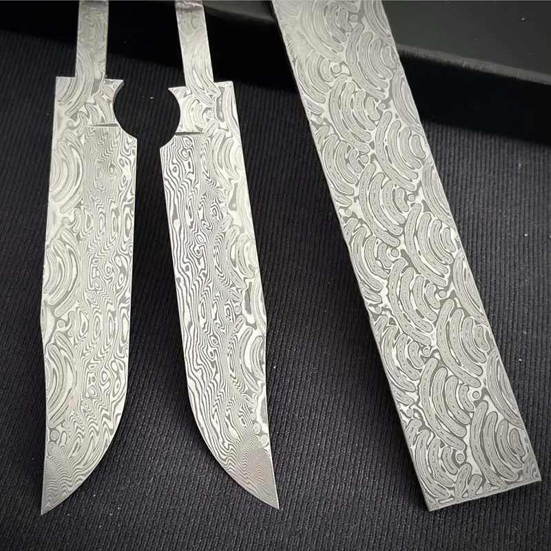 Factory Wholesale 110 Layers Damascus Steel Billet Custom Handmade ...