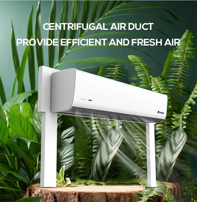 Industrial Air Curtain with PTC Ceramic Heater 220v or 380v 50Hz for Energy Efficient Temperature Control