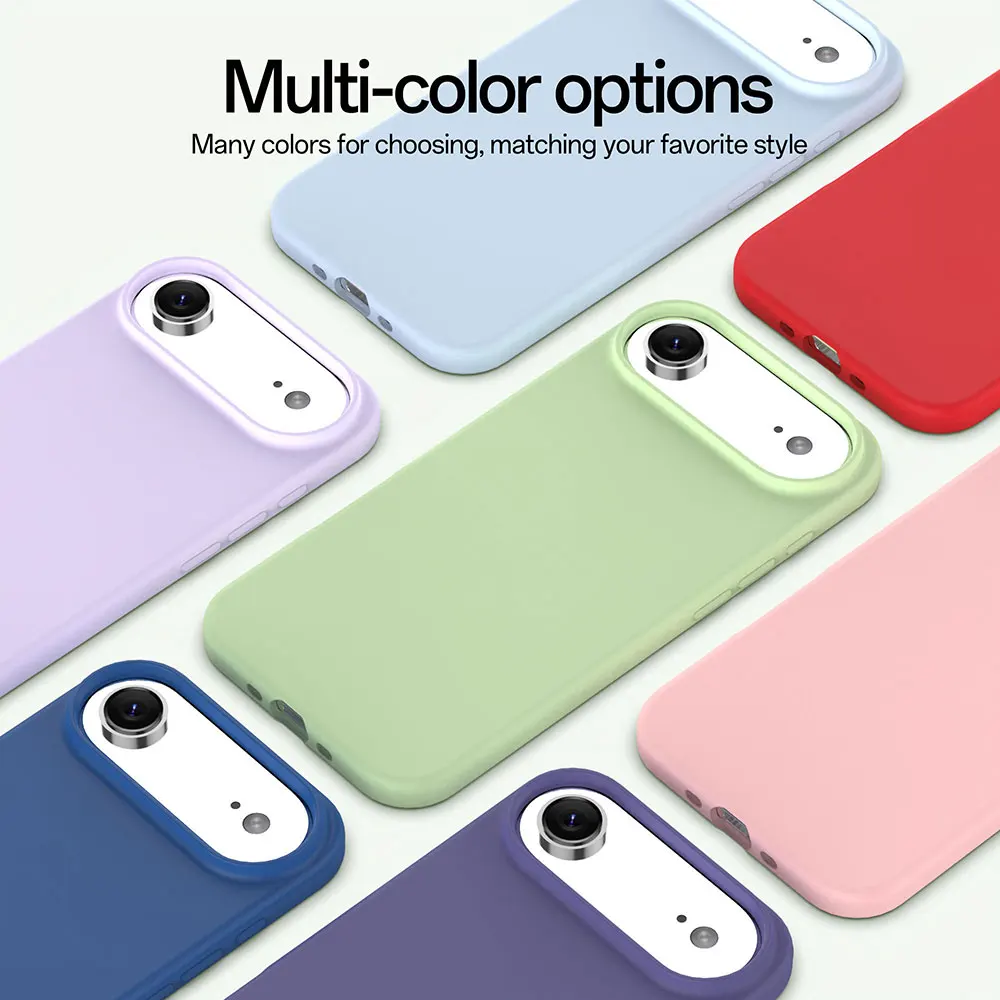 product new shockproof soft liquid protective silicone pure cell phone cases for iphone 17 air laudtec-5
