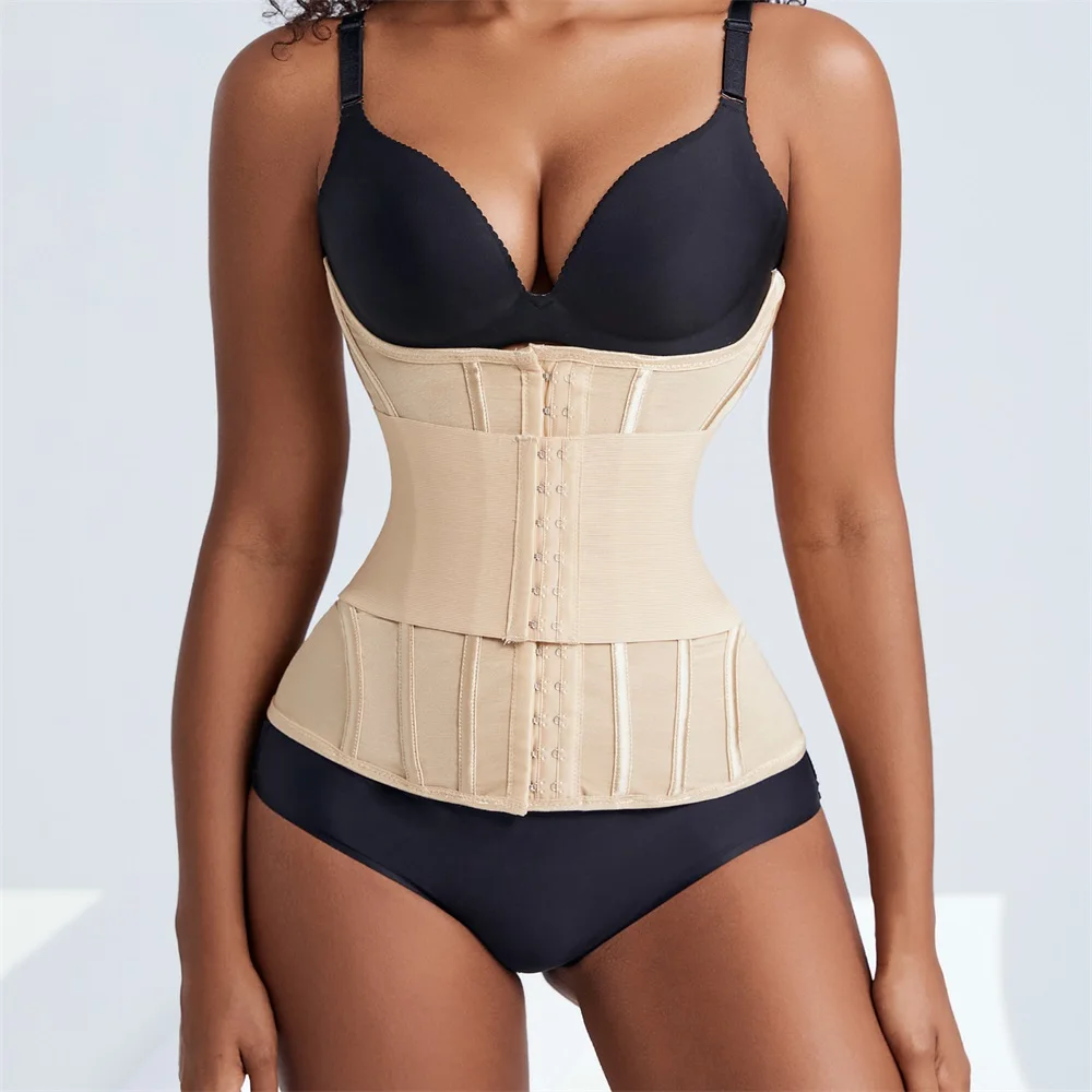 High Quality Full Body Cinchers Belly Tummy Control Shapewear Women Wrap Corset Trimmer Belt Waist Trainer Shaper for Women details