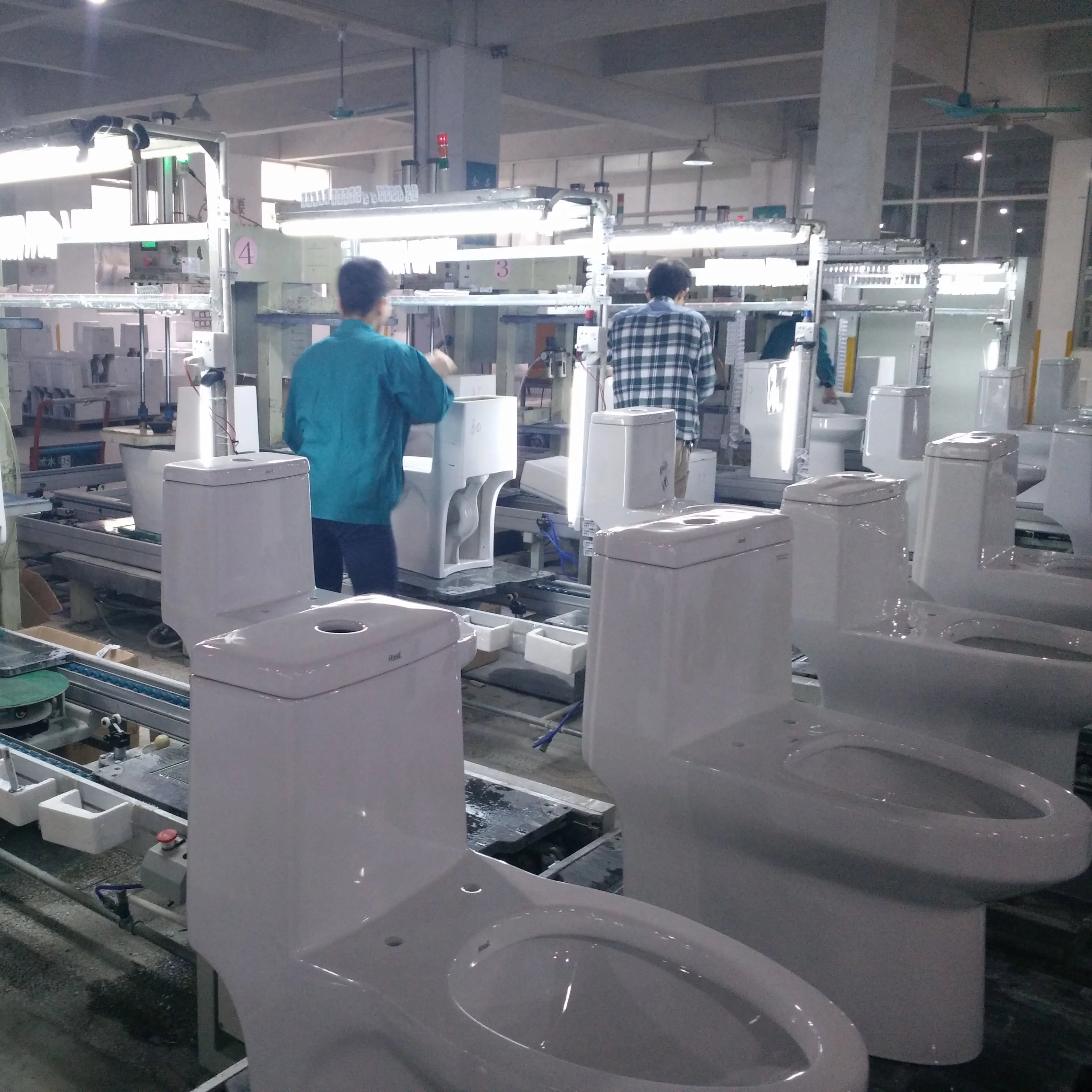 Manufacturer Custom Toilet Automatic Assembly Line Sanitary Ware  Closestool Toilet Automatic Production Line