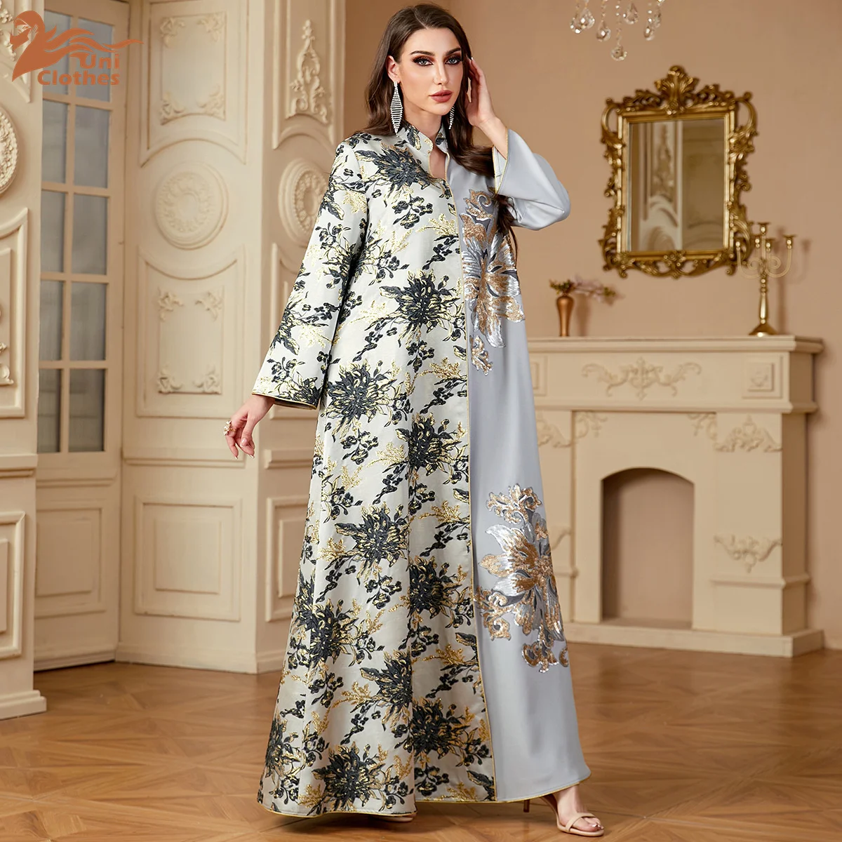 Modest Islamic Abaya Dress For Women - Hijab Outfit, Floor-length, Eco-friendly Modest Islamic Abaya Dress For Women - Hijab Outfit, Floor-length, Eco-friendly