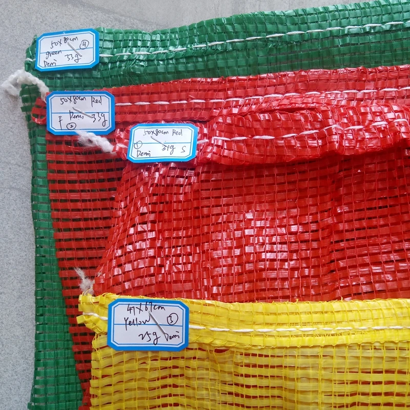 Prostko LTD 100 Green Net Sacks – 55cm X 80cm – 30Kg Capacity – Mesh Woven Bags For Logs, Onions-646793