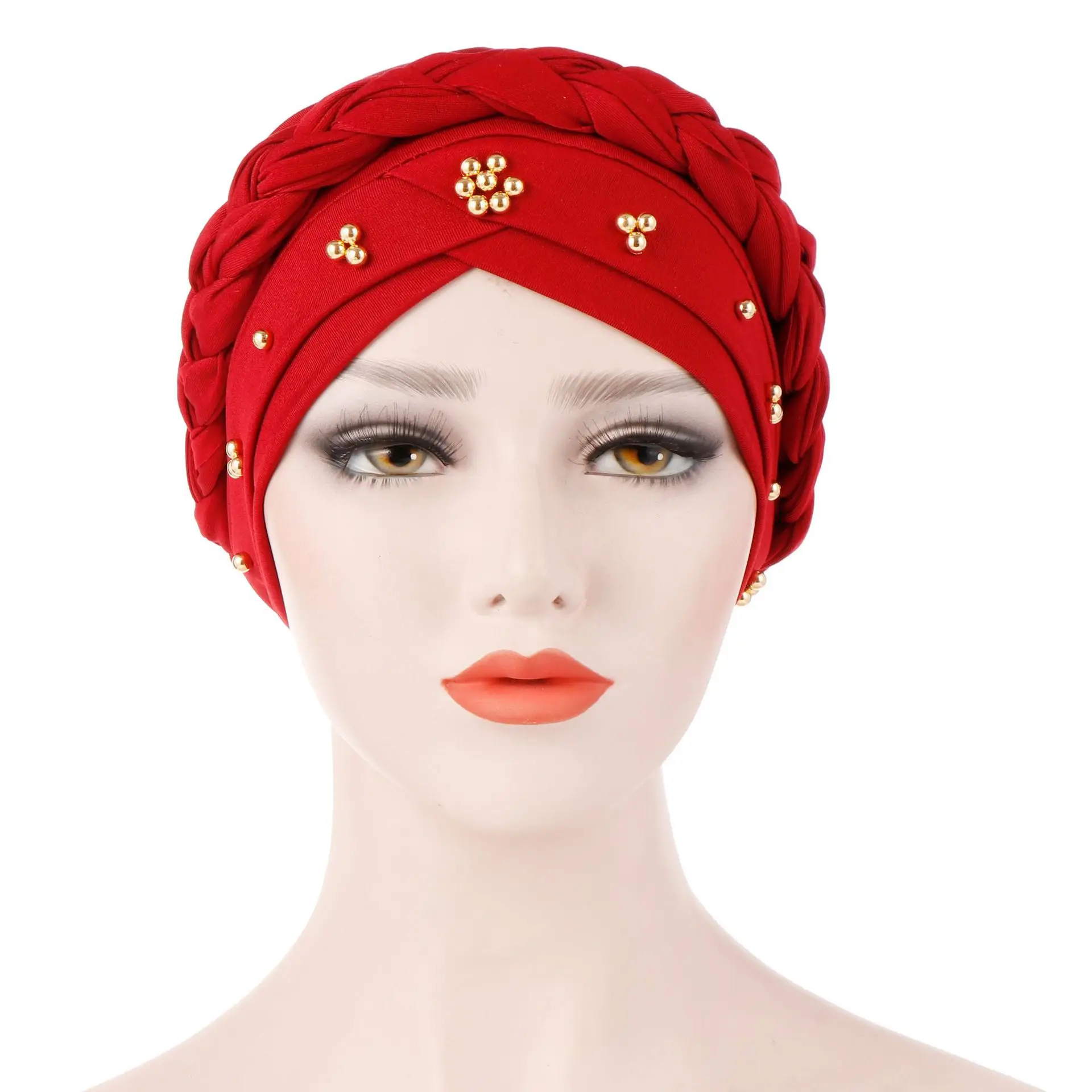 Hot Women Chemo Cap Hat Stretch Turban Head Wrap Muslim Headscar 