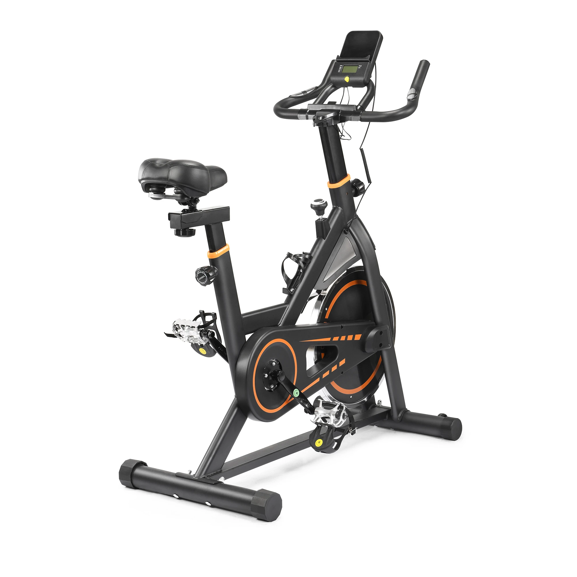 belt drive indoor exercise bike stationary bike lcd spinning