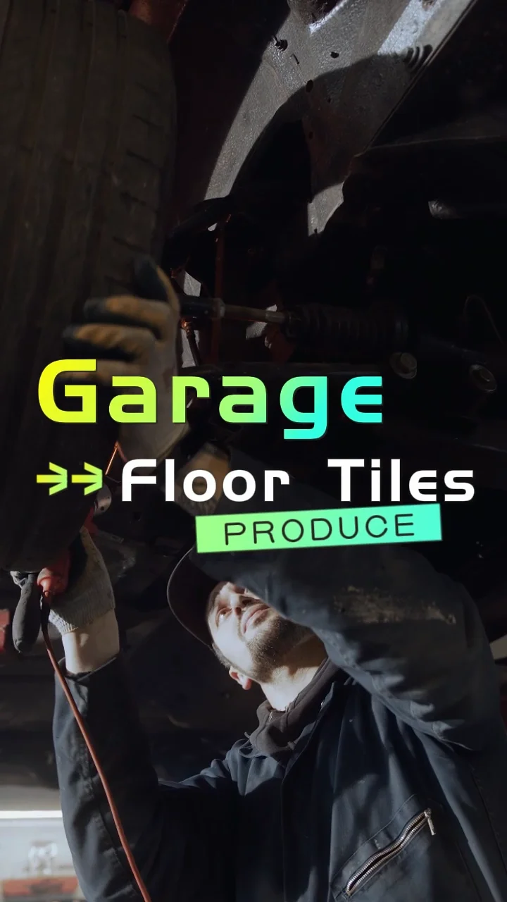 Plastic Garage Floor Tiles Interlocking Flooring Removable Plastic