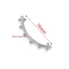 Steel silver color-38mm