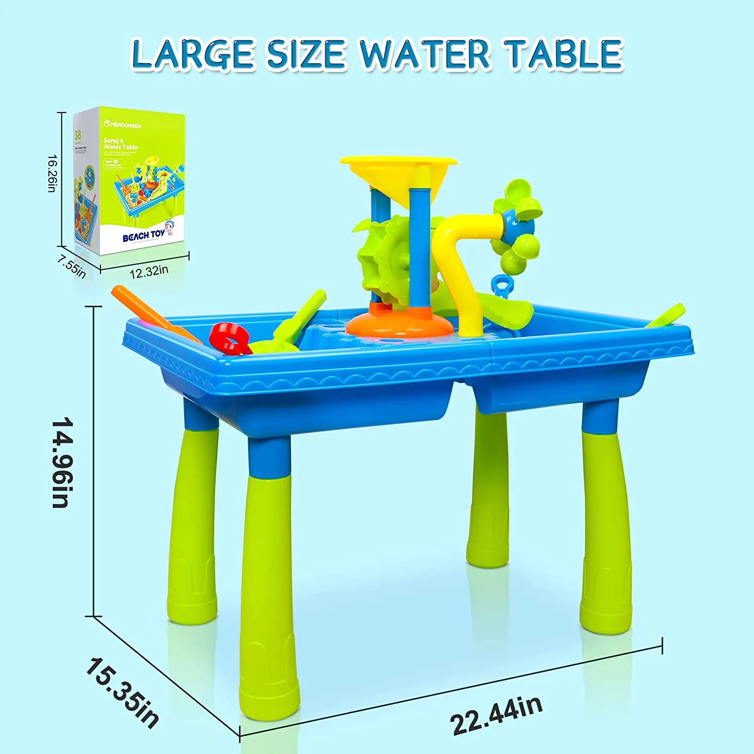 Outdoor Toddlers Activity Sandbox Tables Summer Beach Toys For Backyard Entertaining Kids Sand