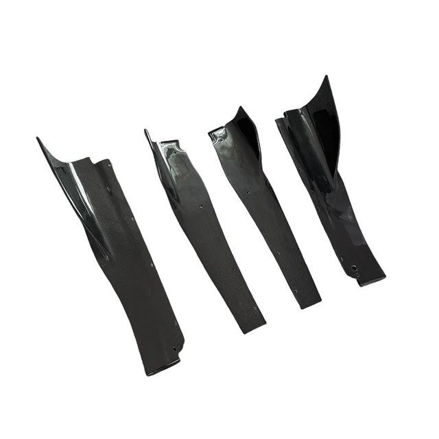 720S Side Skirts Ryt Style Carbon Fiber Side Skirts Rock Panel for McLaren 720S 2017-19